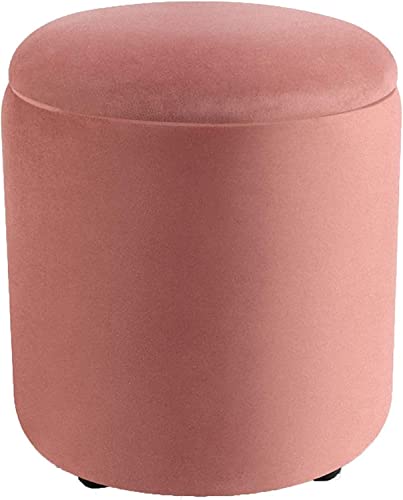 Repose-pieds avec coffre à couvercle rabattable, structure solide rose 220 LB - 2