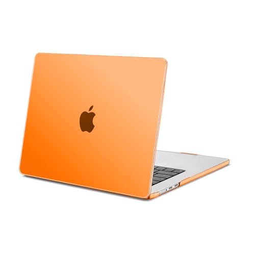 MOSISO Compatible with MacBook Air 15 inch Case M5 2026 M4 2025 M3 2024 M2 2023 A3448 A3241 A3114 A2941 Liquid Retina Display Touch ID, Protective Plastic Hard Shell Case Cover, Cosmic Orange by MOSISO - Used condition - US$14.31