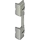 effeff 118.1300011 40 Aufschraubstück Serie 118 FaFix, 45 x 13,4 x 7,9 mm, Stahl verzinkt, Silber