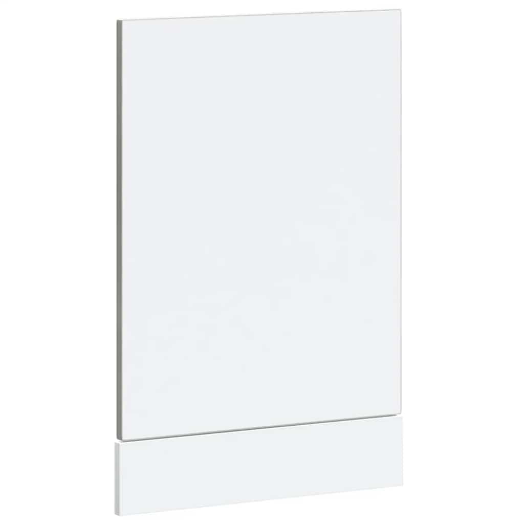 Kalmar - Pannello frontale per lavastoviglie in legno grigio cemento, 45 x 1,5 x 57 cm, pannello frontale per lavastoviglie da incasso, moderno