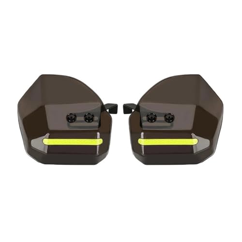Protège-mains universel guidon moto noir avec protection coupe-vent