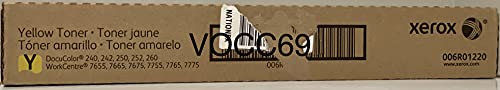 006R01220 Yellow 34000 Page Yield Toner Cartridge for DocuColor Printers 240 250 7655 7665