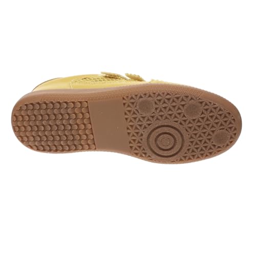 Steve Madden Women's Momentum Sneaker, Yellow, 7.5