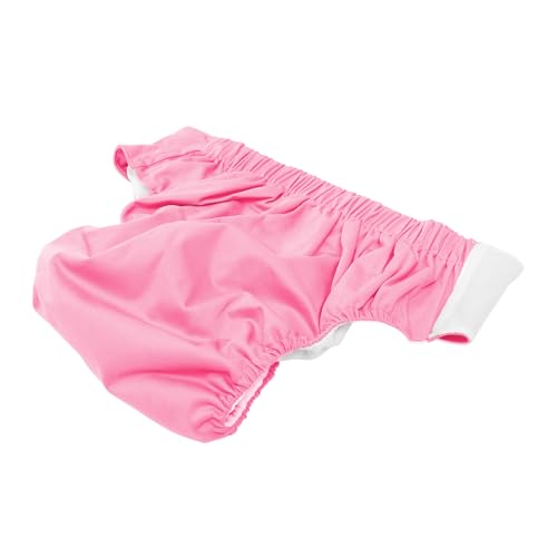 FOMIYES Pantalones para Incontinencia Reutilizables para Adultos Ajustables y Transpirables Suave para Mayores Protección con Cintura Elástica Talla Grande Rosa