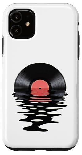 ビニールウォーターミラー レトロミュージック スマホケース iPhone 11 用