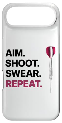 Darts Aim Shoot Swear Repeat Funny Dart Player �X�}�z�P�[�X iPhone Air �p