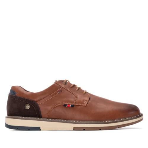 XTI - Zapatos Casual Hombre Camel - Calzado Cómodo y Versátil - Moda Casual - Modelo 14456103 (Talla 41)