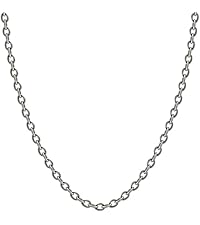 Amazon | [新宿銀の蔵] チタン 長甲丸チェーン 幅約2.5mm 長さ40～60cm