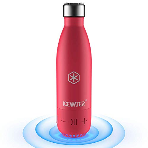 ICEWATER 3-in-1 Smart Water Bottle(Glows to Remind You to Stay Hydrated) (Pink)