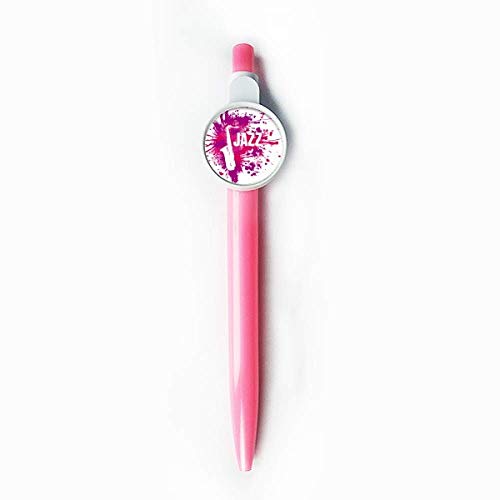 Stylo à bille rétractable jazz bleu DIYthinker pour écriture manuscrite