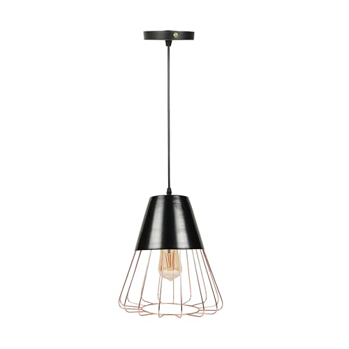 Image of Lexton Hanging Pendant Light Diamond Cluster, Ceiling Lights for Home Decoration, Room Light, Chandelier for Living Room Modern Diwali Decoration Items - Black (Pack of 1) (Bulb Not Included)