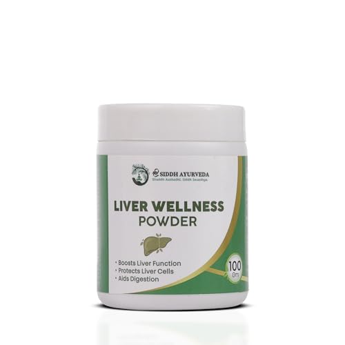 Image of Liver Wellness Powder - Natural Ayurvedic Formula to Support Liver Detox, Improve Digestion, Boost Metabolism & Protect Liver Cells | Herbal Supplement for Daily Liver Care - 100g (Liver Powder)