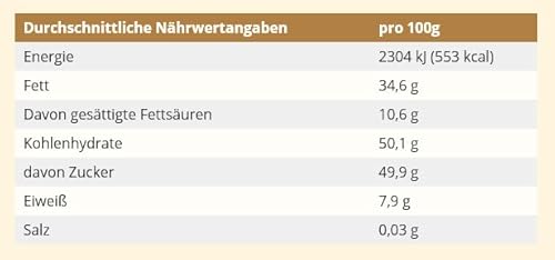 Viba Classic Nougat Stange 16 x 50 g – Zartschmelzender Haselnussnougat mit 34% Haselnüssen – Vorratspack