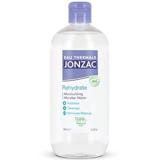 Eau Thermale Jonzac 99% Organic Micellar Water - Natural Eye & Face Makeup Remover - Hydrating With Thermal Spring Water - For Sensitive Skin - Non-Toxic - Agua Micelar Orgánica - 16.9 Fl Oz