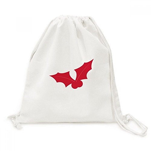 Sac à dos à cordon en toile pour escapades de Noël et randonnées urbaines