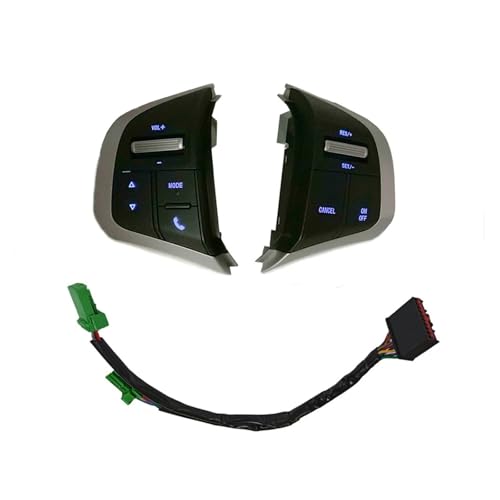 Régulateur vitesse bleu et bouton volant multifonction pour Chevrolet Trailblazer LT