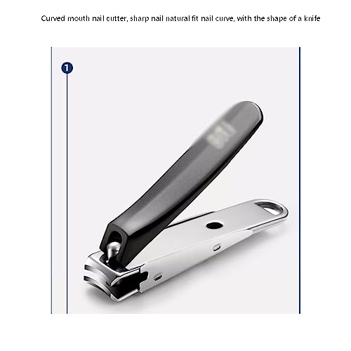Nagelknipser Set - Fingernagel und Zehennagel Schere mit Nagelfeile, Scharfe Mühelose Cutter für Männer und Frauen