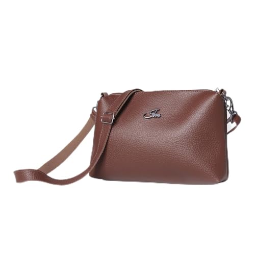 Bolsa Feminina 2 em 1, Necessaire e Tiracolo, Pequena, Versátil (Caramelo)