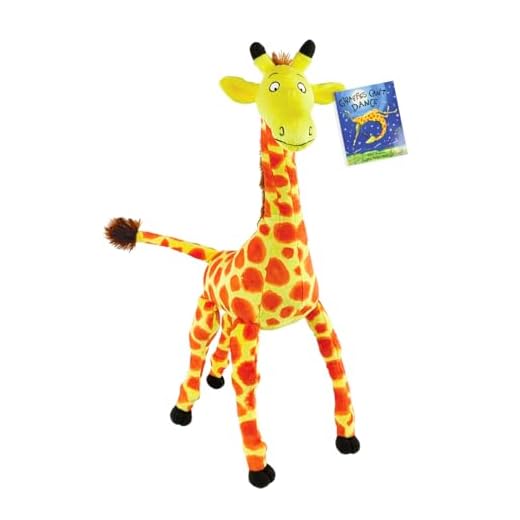MerryMakers Giraffes Can't Dance Stuffed Animal, 16-Inch, Based on The Classic Children's Book by Giles Andreae