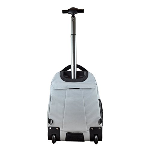 NCAA San Diego State Aztecs Wheeled Backpack, 19-inches, Grey