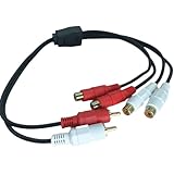 オーディオケーブルL/R(2分配)　0.4m