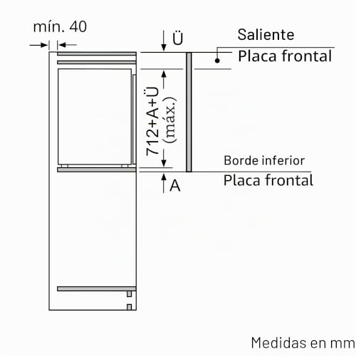 Miniatura 7 de Siemens Congelador Empotrable Gi11vade0 Iq500 A 144 Kwh Año 72 L Lowfrost Freshsense Puerta De Cierre Suave