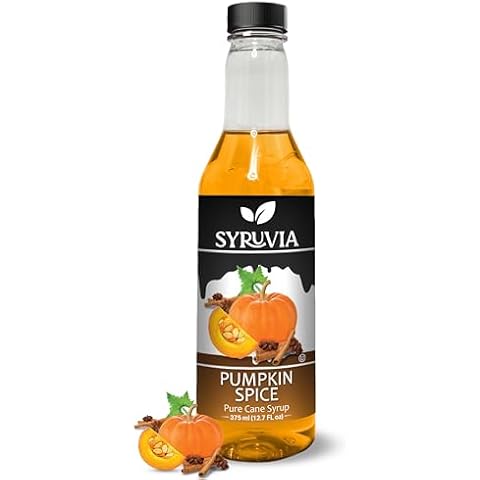 Syruvia Pumpkin Spice Coffee Syrup Cover