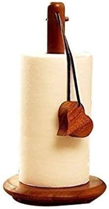 RGrandsons Wooden Kitchen Tissue Roll Holder (Brown)