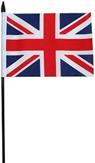 Union Jack United Kingdom Hand Waving Flag 6" x 4" inch Flag Superstore