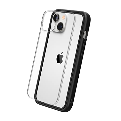 Coque iPhone 14 RhinoShield Mod NX noire, protection fine antichoc sans BPA de haute qualité
