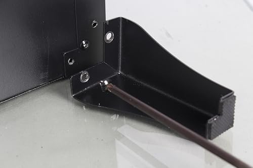 ESPIDOO 24 Inch Electric Fireplace Heater: Three Sided Glass Modern Design with Adjustable Flame Effects - Freestanding Portable Fireplace for Creative Studio & Office Space - Image 9