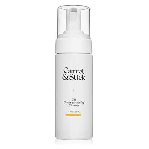 CARROT & STICK The Gentle Hydrating Cleanser - Coconut, Hyaluronic Acid, Cleanser, 4.1 Fluid Ounce (120 mL)