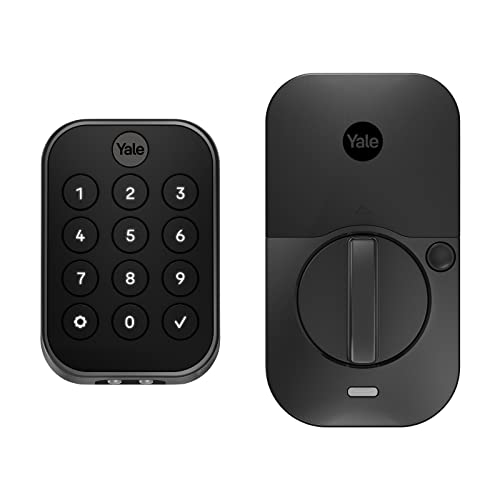 Yale Security Assure Lock 2, Key-Free Keypad Lock with Bluetooth, Black Suede