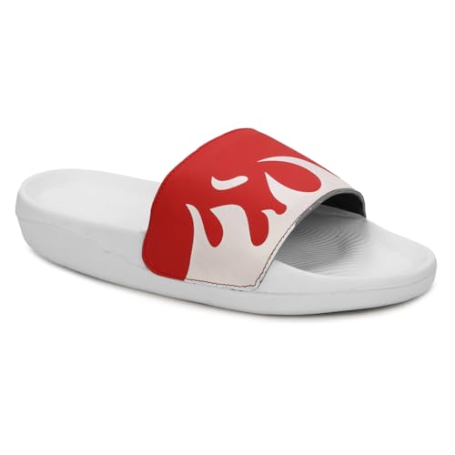 Image of PERY-PAO Sliders for Men | Lightweight Comfortable Boys Slippers | Flip-Flops Grey | Black | Sea Green | Red