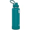 TAKEYA Actives 40 oz Vacuum Insulated Stainless Steel Water Bottle with Spout Lid, Premium Quality, Mystic Blue
