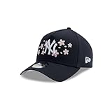 New Era Gorra York Yankees Cherry MLB 9Forty A-Frame Ajustable para Hombre y Mujer