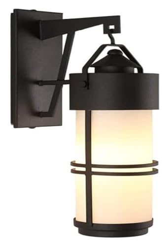 Applique murale jardin étanche et luminaire extérieur LED noir mat pour allée de villa