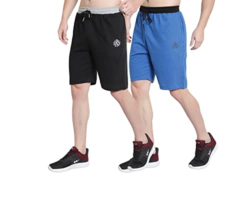 Image of OORA Men's Plus Sizes Cotton Shorts M to 5XL, 28 to 48 Inches Waistline