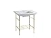 KOHLER K-6880-BN Memoirs Table Legs, Vibrant Brushed Nickel