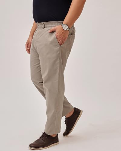 Image of Men Plus Size Chino Pants | Casual Chinos for Men