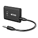 TROND Bluetooth V5.0 Transmitter Receiver for TV PC iPod, 2-in-1 Wireless 3.5mm Adapter (AptX Low Latency, Pair with 2 Bluetooth Headphones Simultaneously), Black