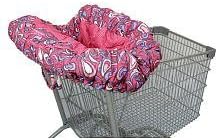 Deluxe Floppy Seat Shopping Catr Cover-Shell's Swirl