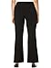 Rafaella Missy Curvy Fit Gabardine Bootcut Stretch Dress Pants With Pockets (Size 4-16), Black, 14 Short
