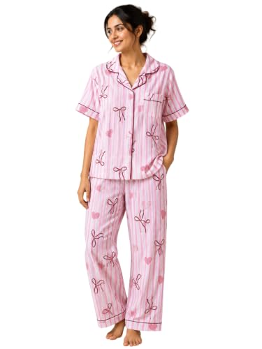 Image of MAU ANUBE Women's Cotton Korean 2pc Night Suit Set