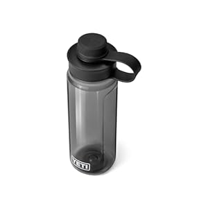 YETI Yonder 750 ml/25 oz Water Bottle with Yonder Tether Cap, Charcoal