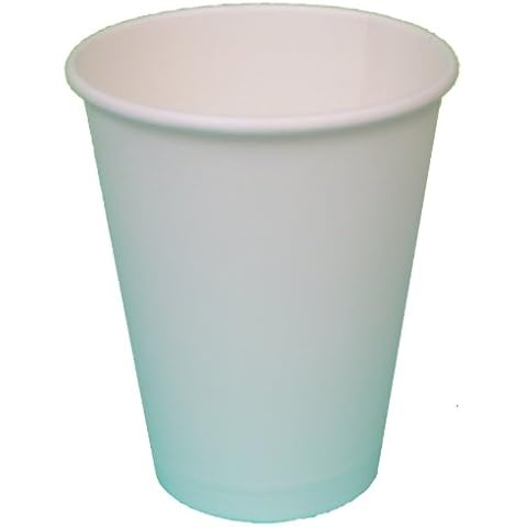 Gogo by crystalware PHC122050WT Paper Hot Cups, 12 oz. Capacity, White, Packed 20 Bags of 50 Cups (Pack of 1000) Cover