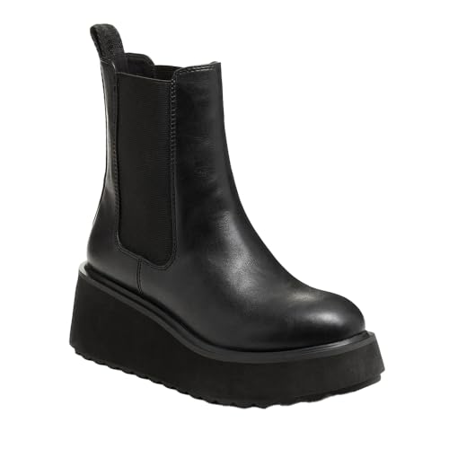 Rocket Dog Heyday Polyurethane Women's Black Flat Chelsea Boots - UK 7