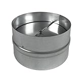 easytech fan community  EASYTEC® Rückstauklappe aus Metall in DN150  Ø 148 mm Anschluss-Durchmesser  verzinkte Ausführung  sehr stabil