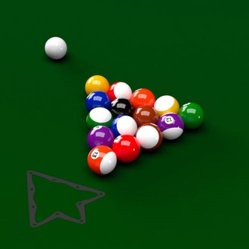 INFUNLY 8Pcs/Set Magic Ball Rack Pool Ball Rack Magic Rack Sheet Billiards Ball Rack Pool Table Ball Holder Triangle Cue Accessories for Magic Ball Rack 8, 9, and 10 Ball Combo Pack and Snooker
