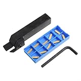 Grooving Parting Tool For Semi-finishing And Finishing, MGEHR2020-2 Alloy Steel Tool Holder, MGMN200 Carbide Inserts, And Wrench, Wood Metal Processing Tool, Industrial Lathe Accessories